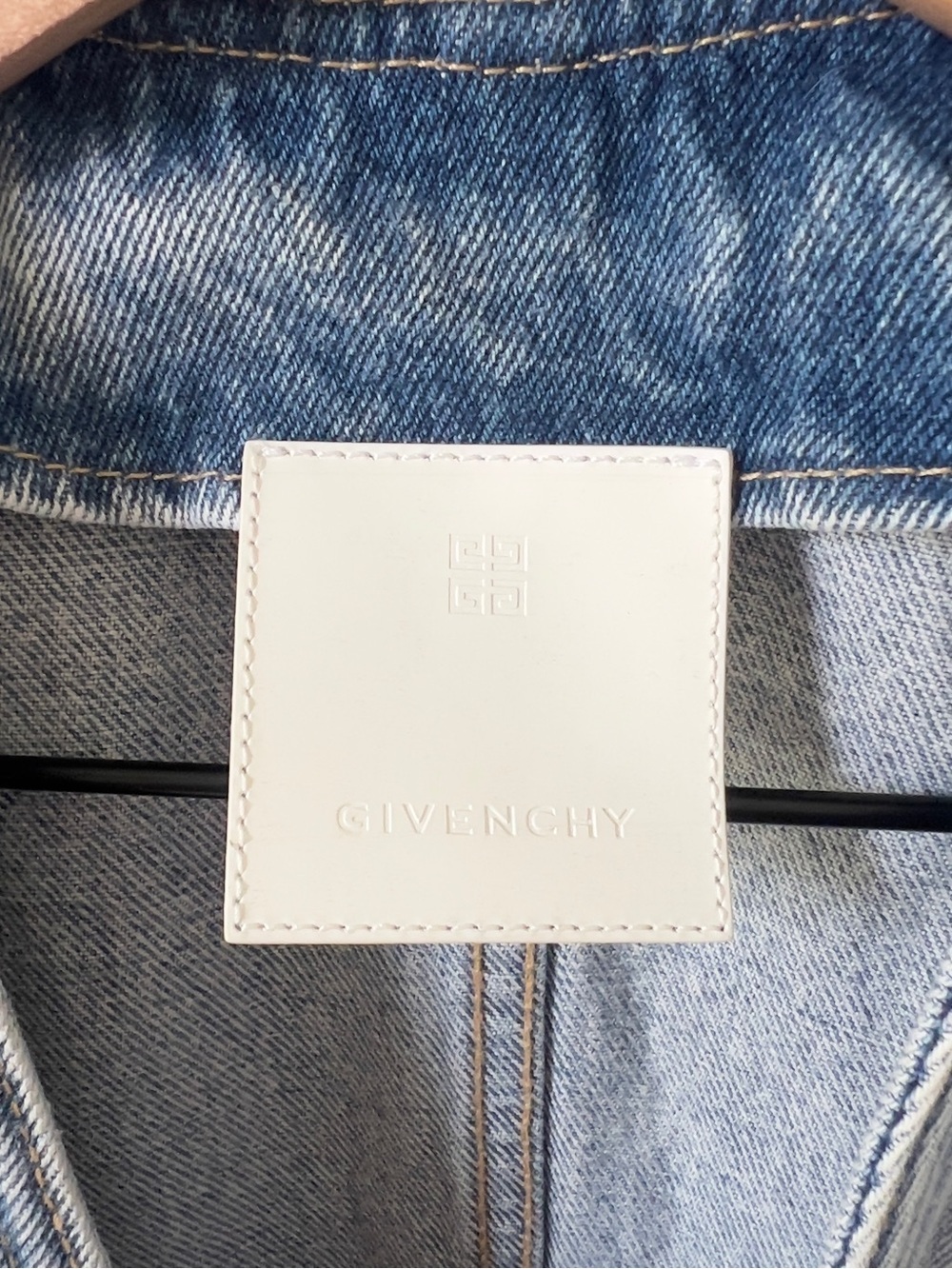 Givenchy U-Lock Denim Mini Dress - Blue - Picture 9 of 11